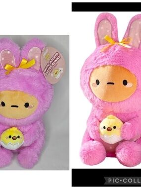 New Smoko Tayto Potato Easter Bunny Rabbity Fluffy Plush Gift Present Kawaii 8"